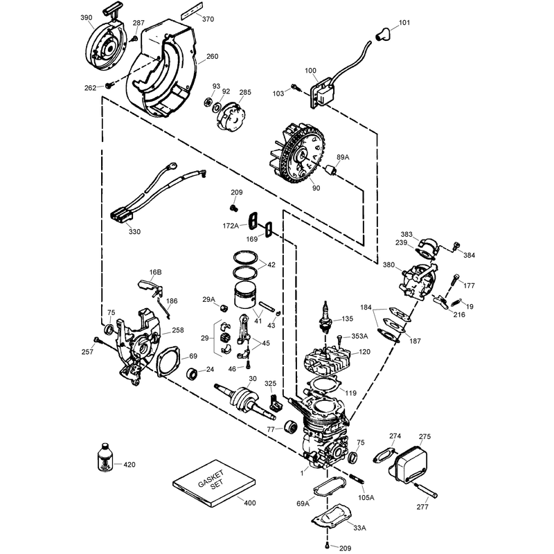 Engine Assembly  Tecumseh TH098SA-1723F