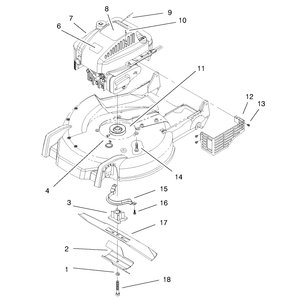 Engine and Blade Assembly