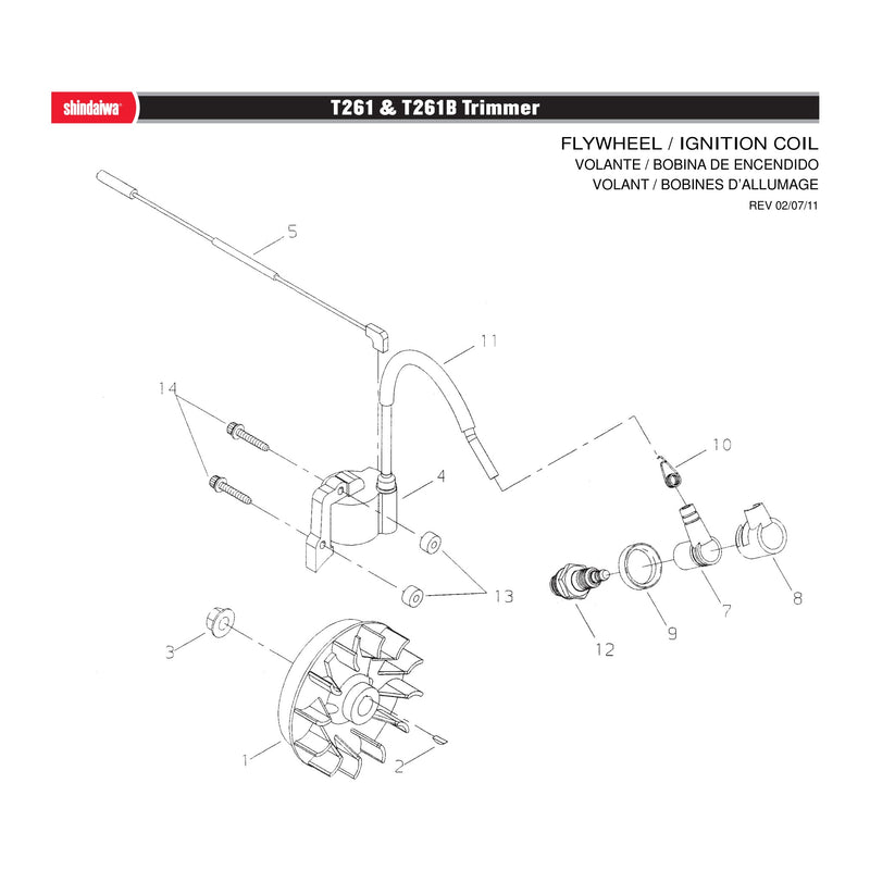 FLYWHEEL / IGNITION COIL