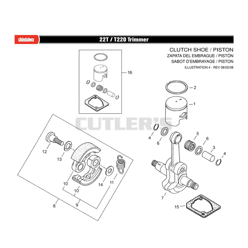 CLUTCH SHOE / PISTON