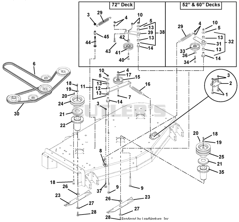 Belts, Spindles, Idlers And Blades