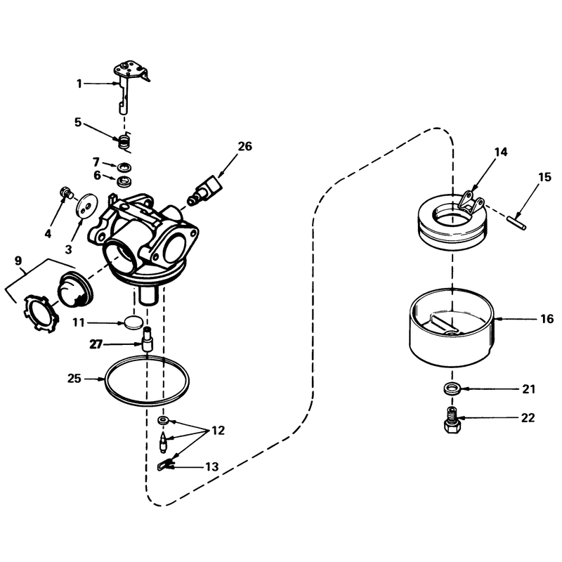 Carburetor No 632050a
