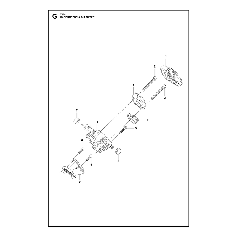 CARBURETOR AND AIR FILTER