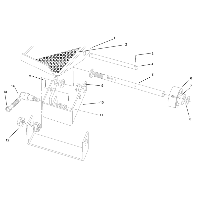 Traction Pedal Assembly