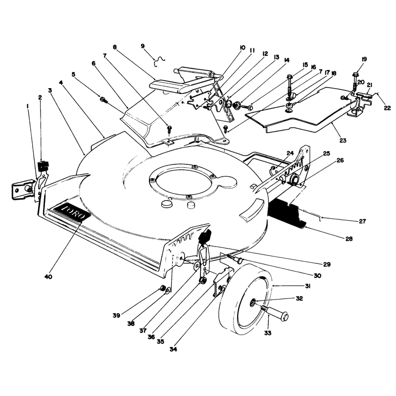 Housing Assembly Continuedserial No 9000101 - 9003507