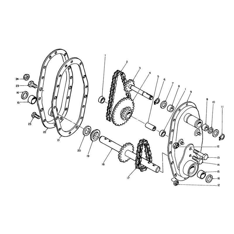 Chain Case Assembly No. 48-1260