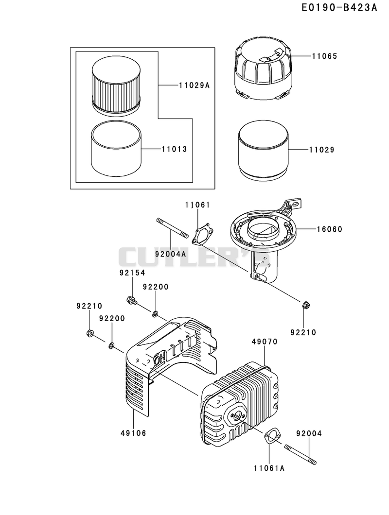 AIR-FILTER/MUFFLER