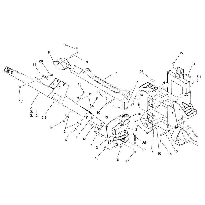 Frame Boom and Stabilizer Assembly