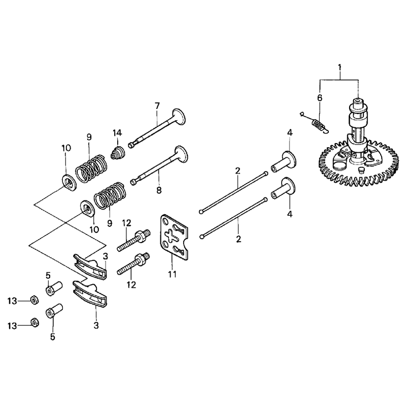 Camshaft Assembly Honda GXV160K1-A1