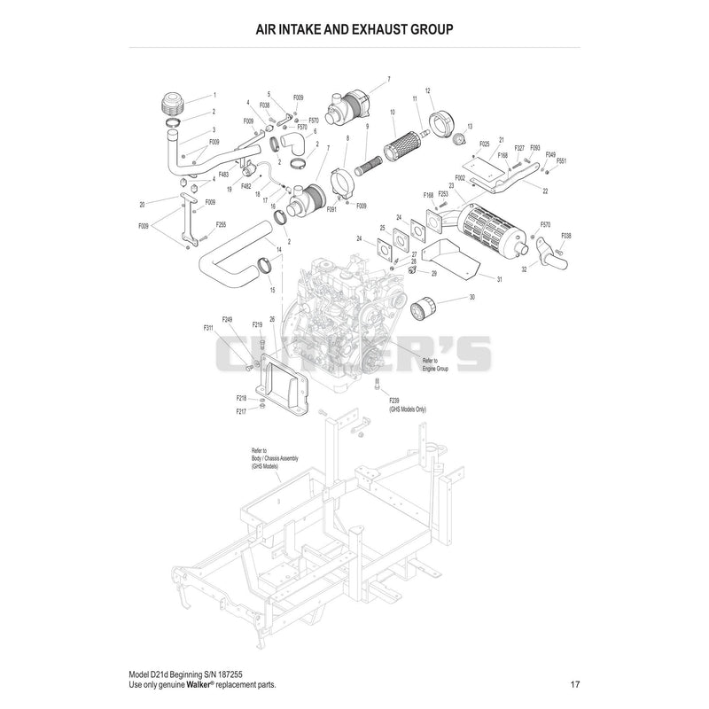 Air Intake and Exhaust Group