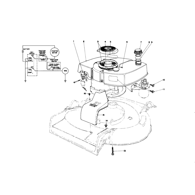 Engine Assembly Model No 21727