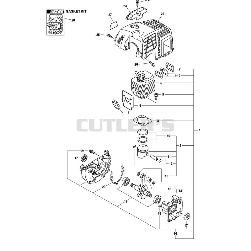 Engine, Engine Cover, Short Block