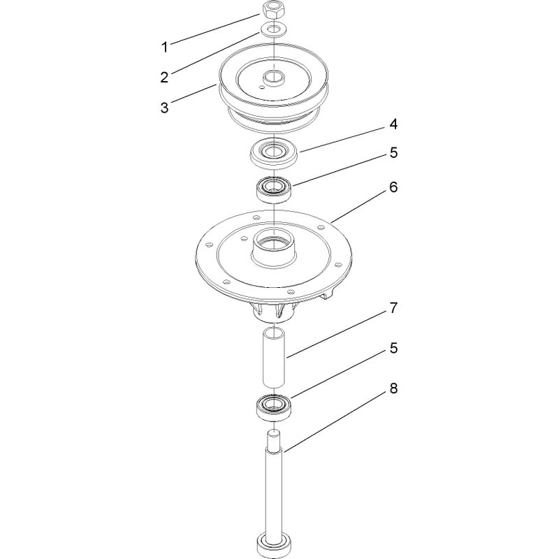 Spindle Assembly No. 110-0729