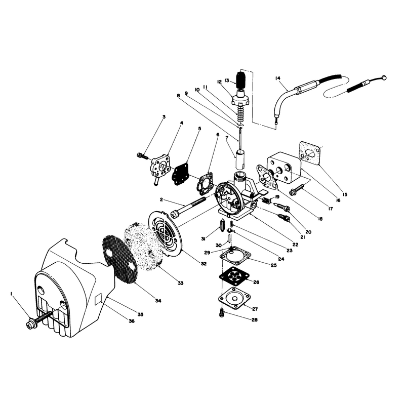 Carburetor & Air Cleaner Assembly