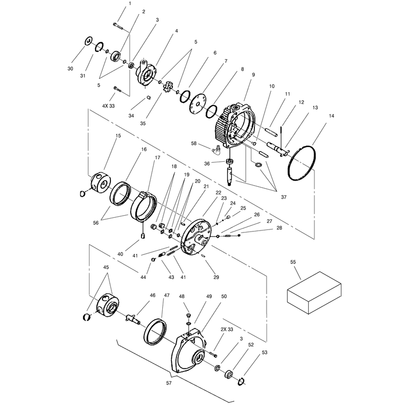 Hydro Transmission Assembly No 94-2003
