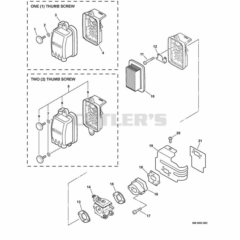 Intake, Cylinder Cover