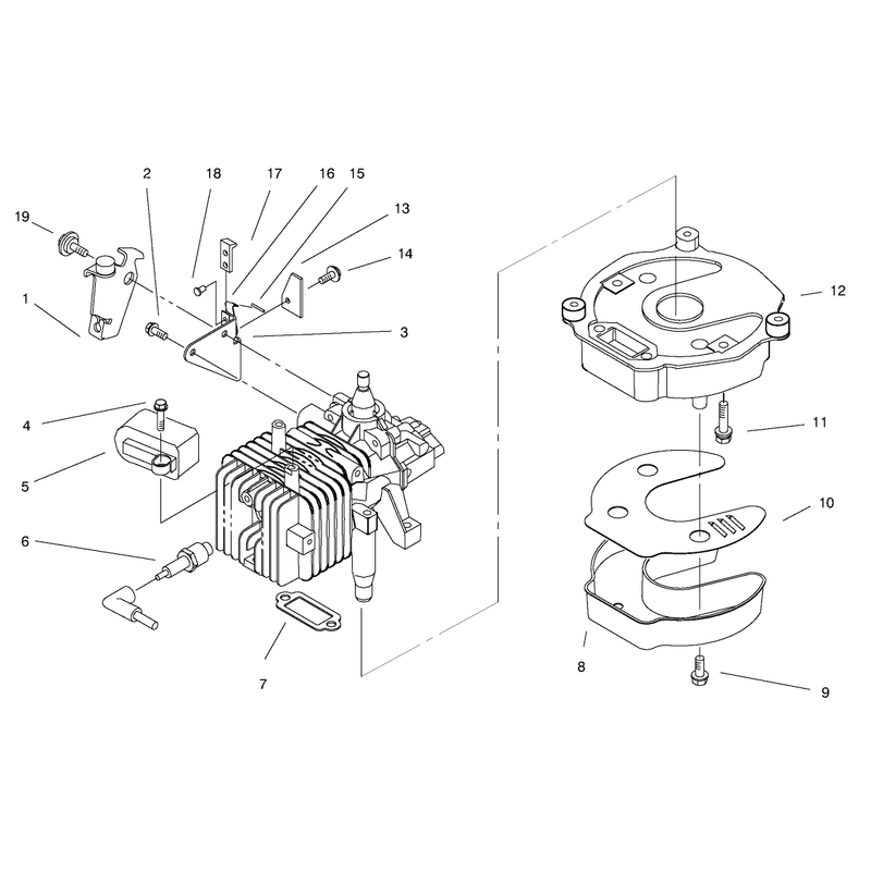 Muffler and Brake Assembly