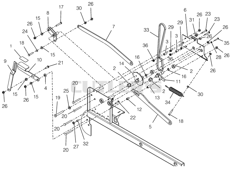 Deck Lift - Pedal