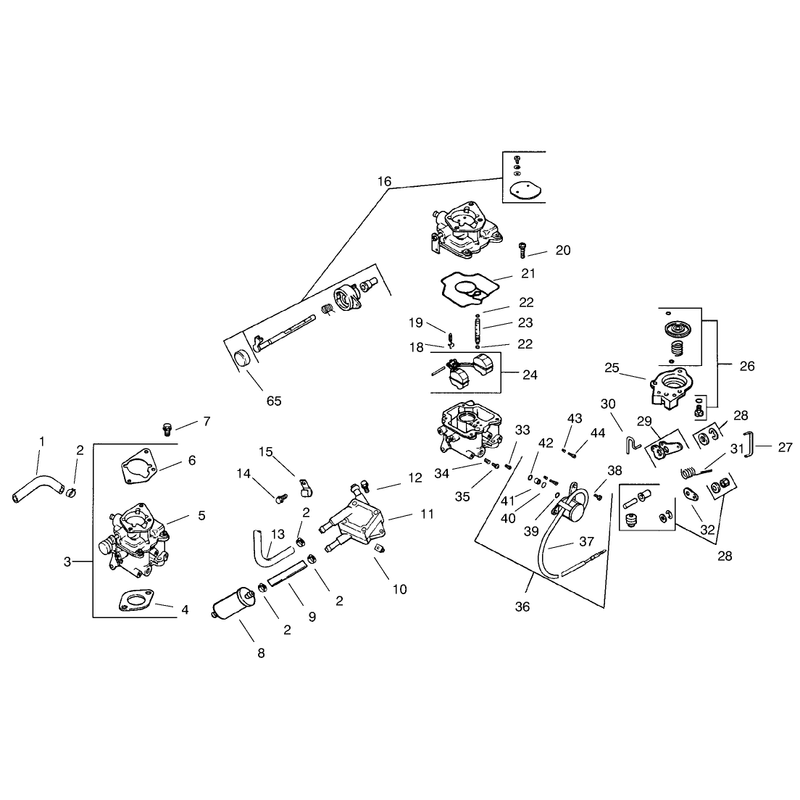 Group 8 Fuel System ch25s-68606 Kohler