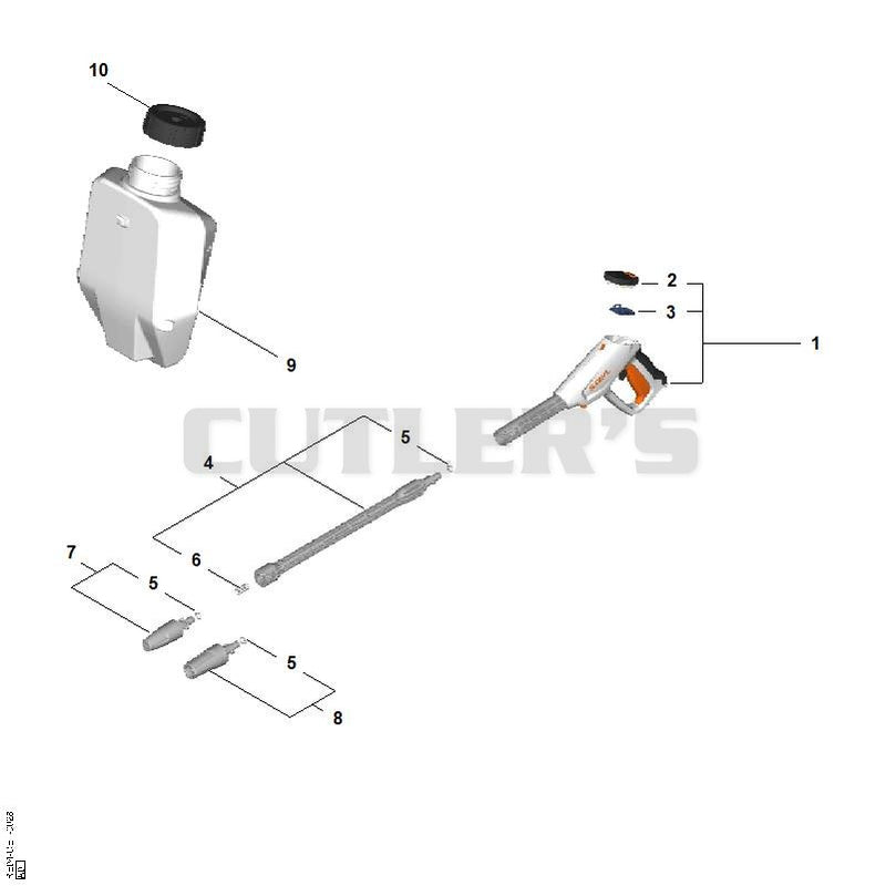 Spray gun, Spray lance/wand