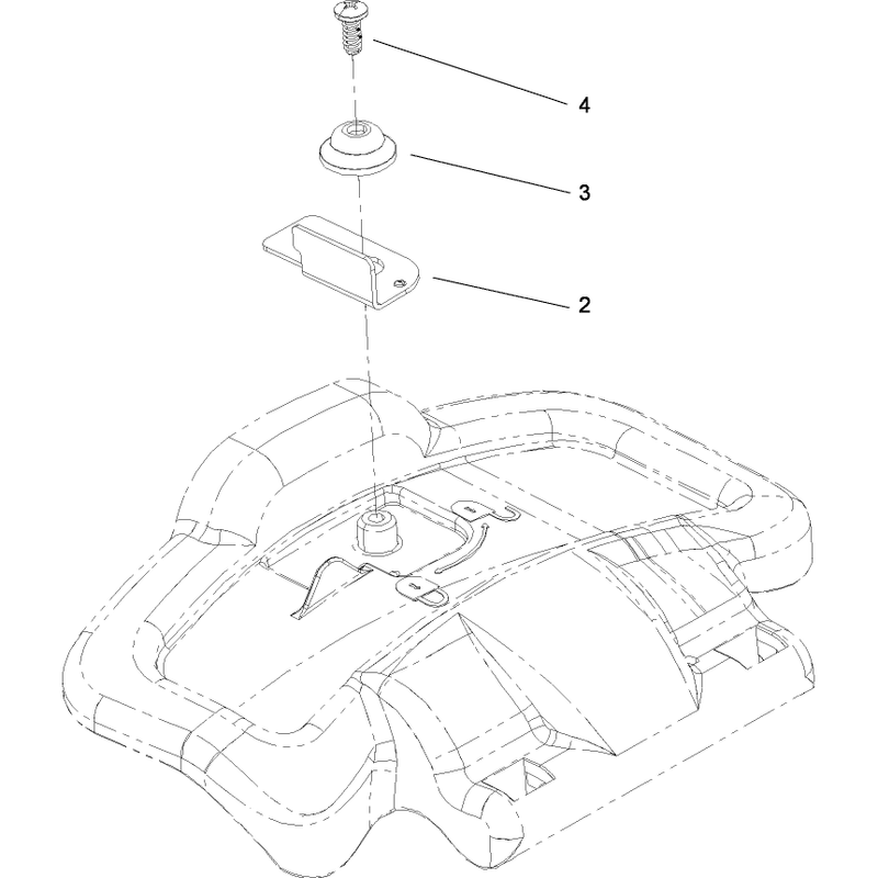 Discharge Door Assembly No 107-3717