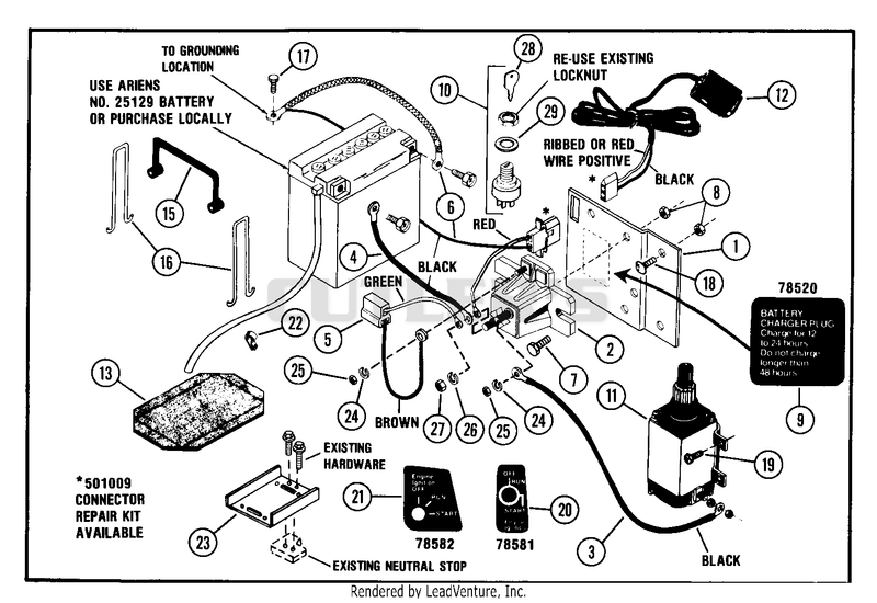 Battery Starter Kit 12 Volt