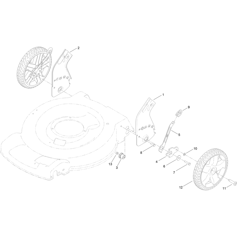 Height of Cut and Rear Wheel Assembly