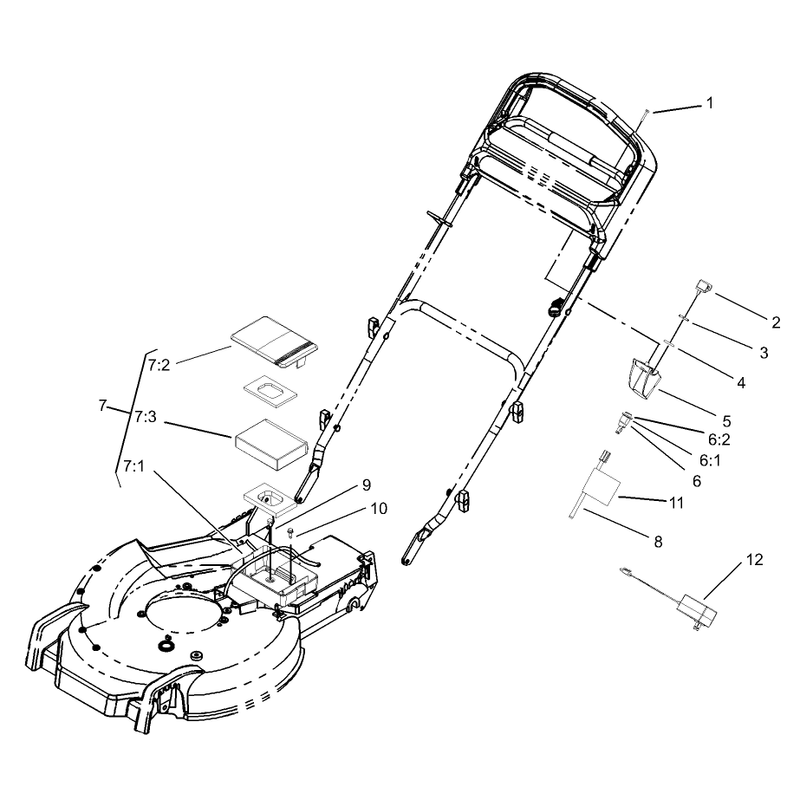 Electric Start System Assembly Only on 20784