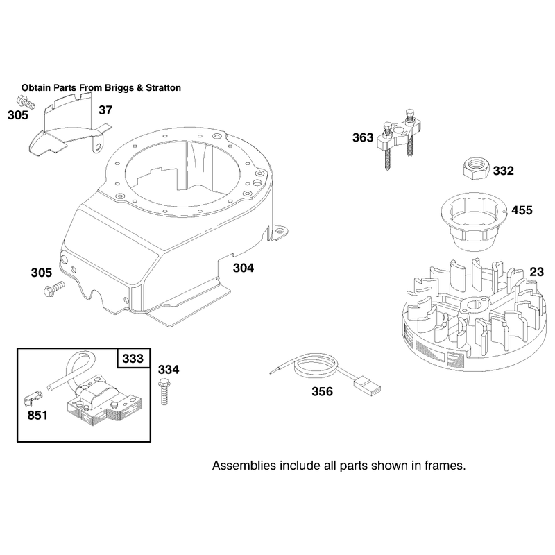 Engine Briggs and Stratton Model 12f802-0667-01