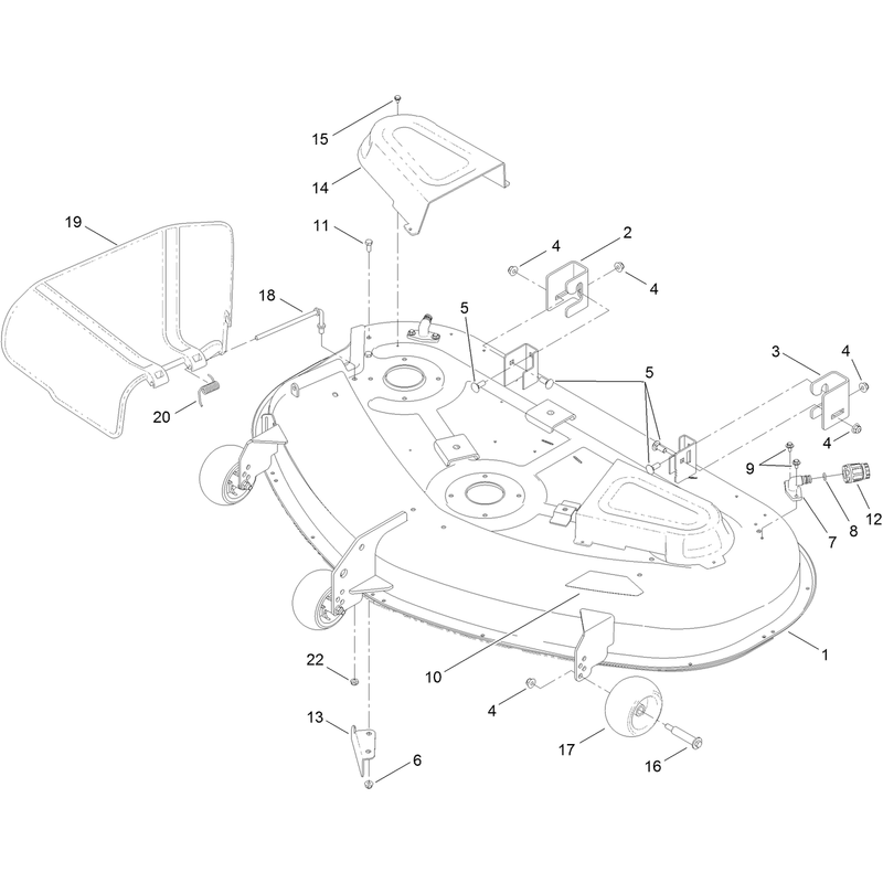50 Inch Deck Assembly