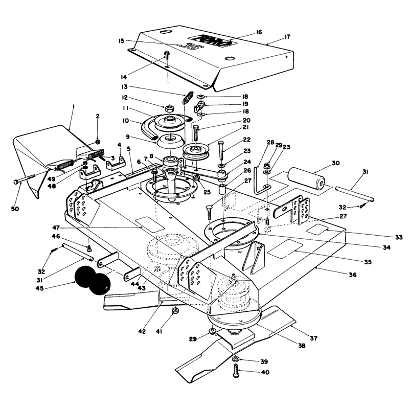 36in Cutting Deck Model No 30136