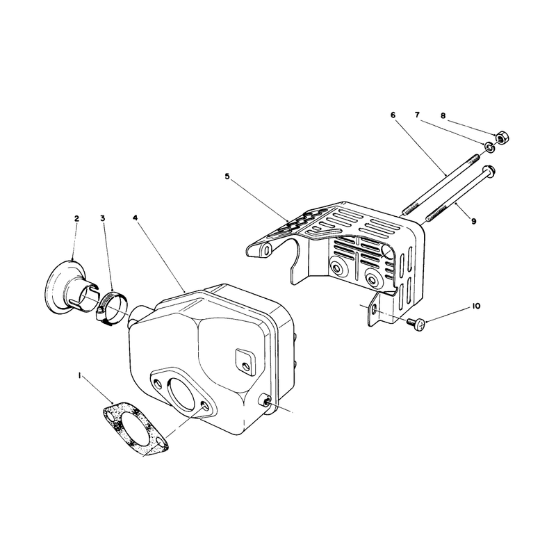 Muffler Assembly Model No 47pk9
