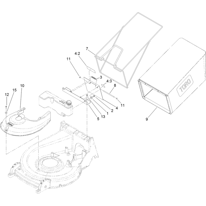 Bag and Door Assembly