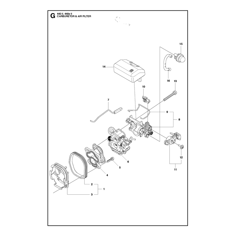 CARBURETOR AND AIR FILTER
