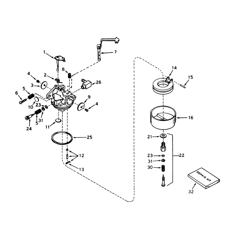 Carburetor No. 631921