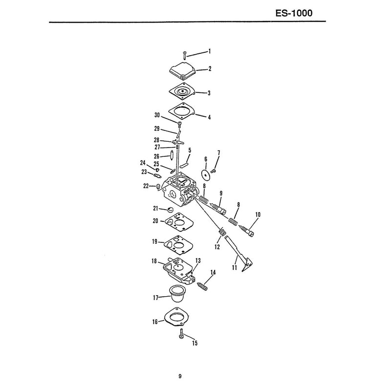 Carburetor C1U-K26 Includes The Following