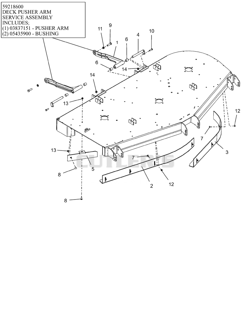 Stabilizer Arms And Baffles - 72"