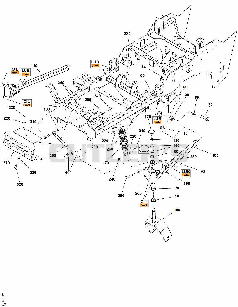 Main Frame and Front Suspension