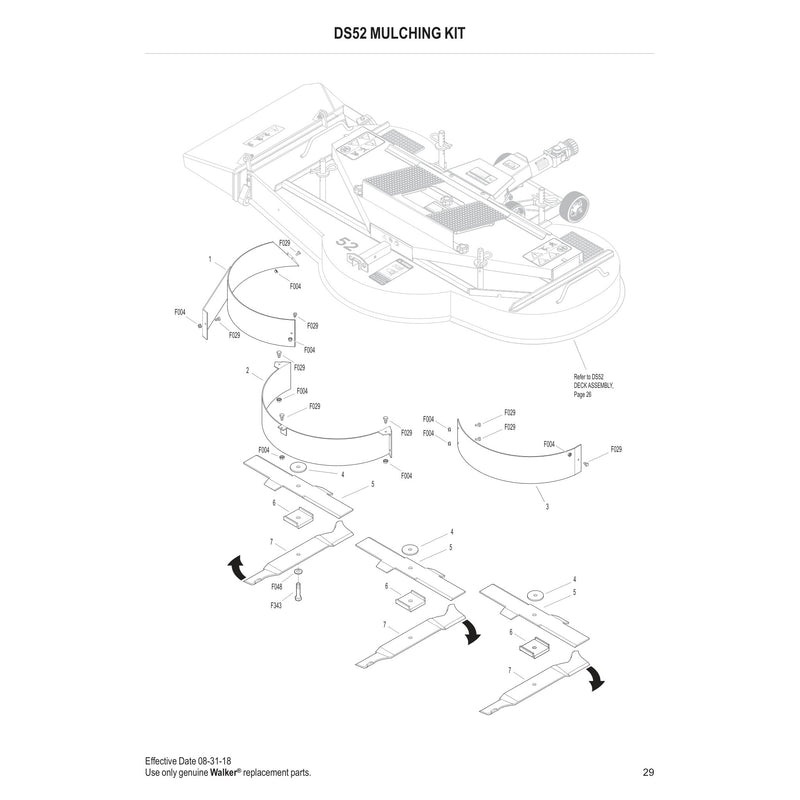 DS52 MULCHING KIT