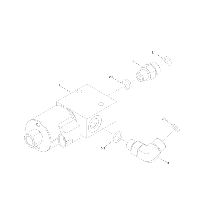 Rear Proportional Relief Manifold Assembly