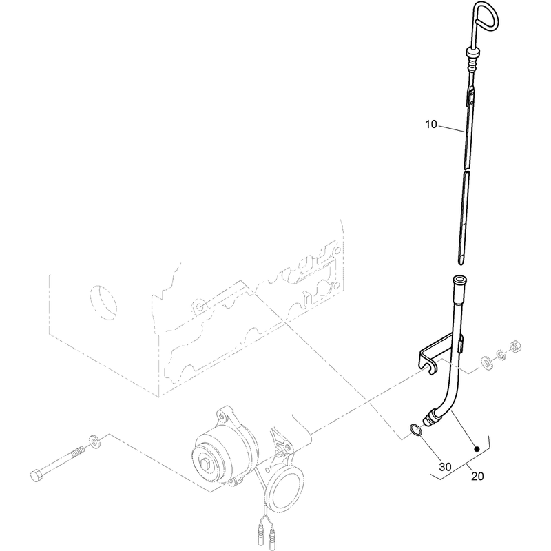 Dipstick and Guide Assembly