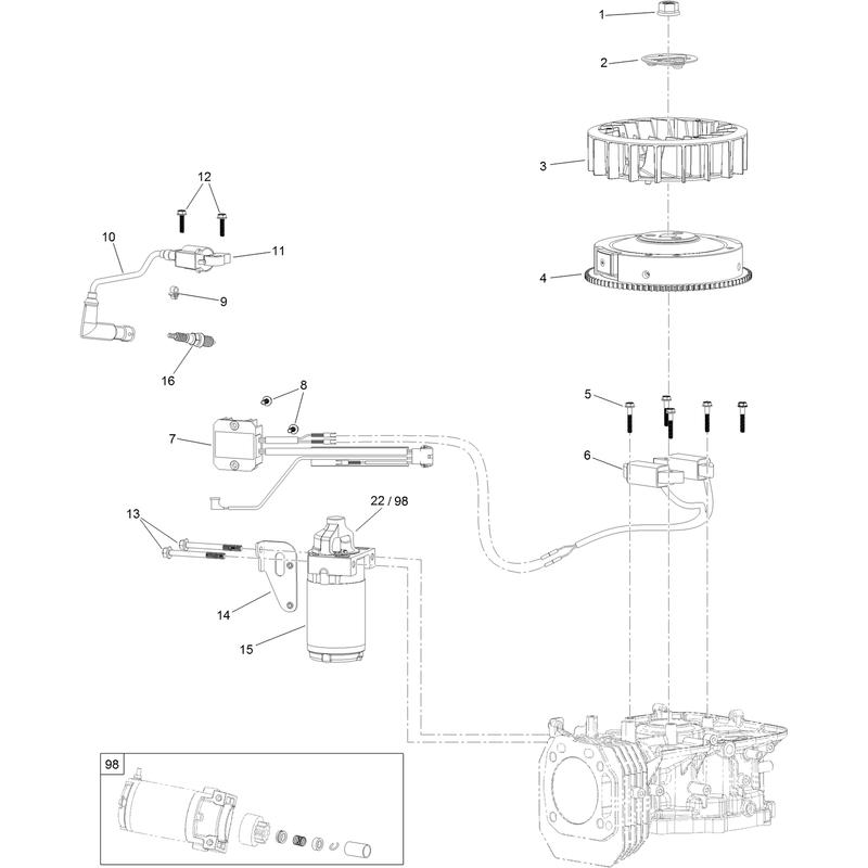 Ignition and Electrical Assembly