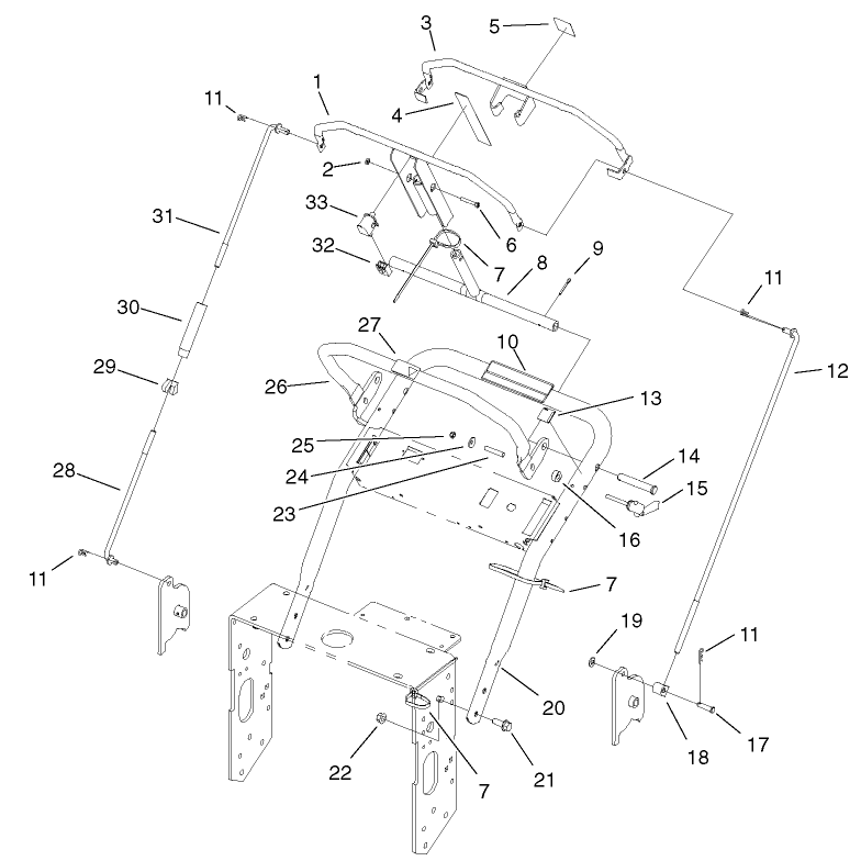 Upper Handles Assembly