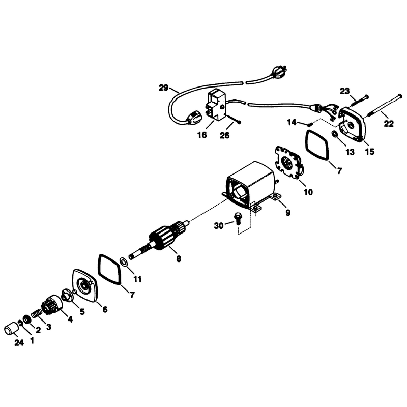 Electric Starter Motor Kit No. 38-7590