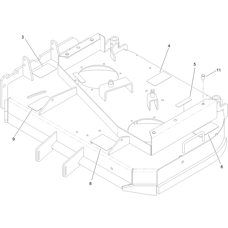 Deck Decal Assembly No 115-4230