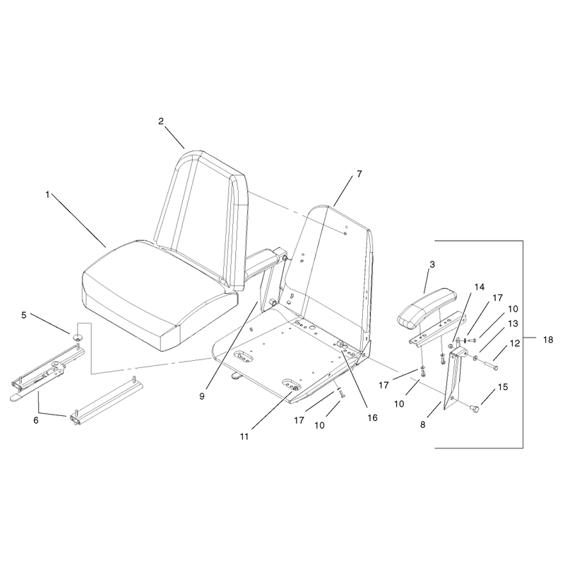 Seat Assembly No 1-633705