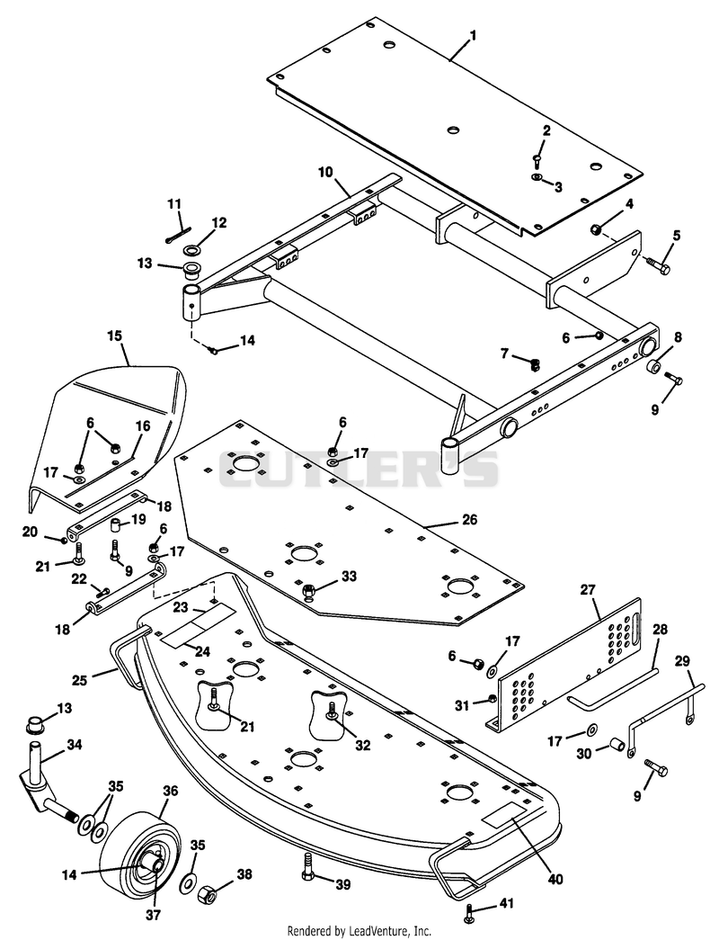 MOWER FRAME