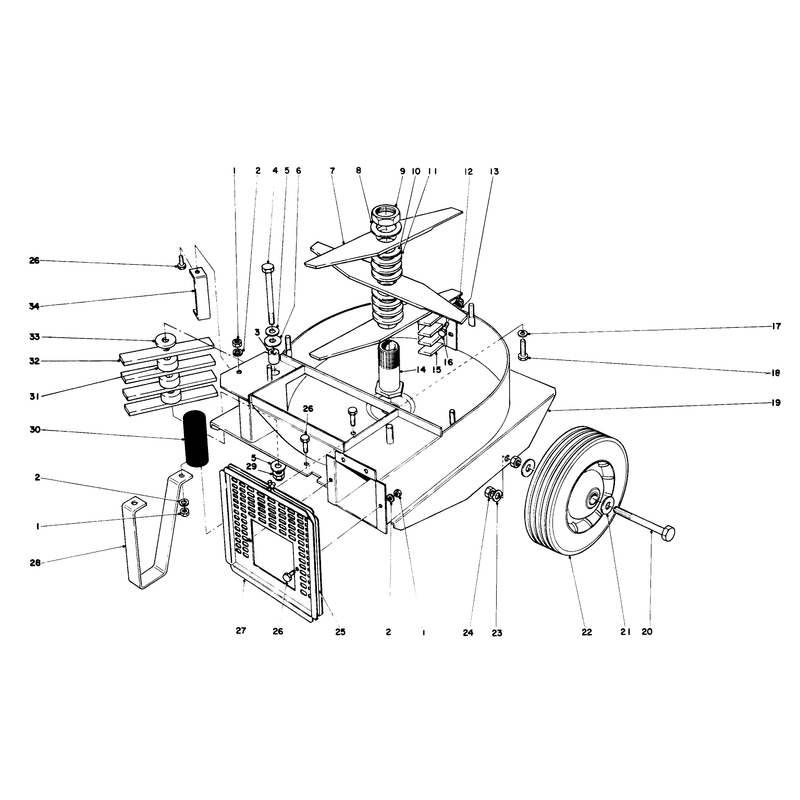 Base and Blade Assembly