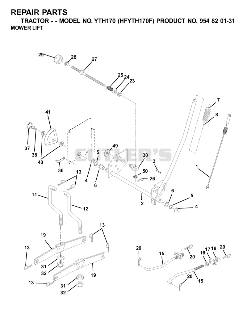 MOWER LIFT / DECK LIFT