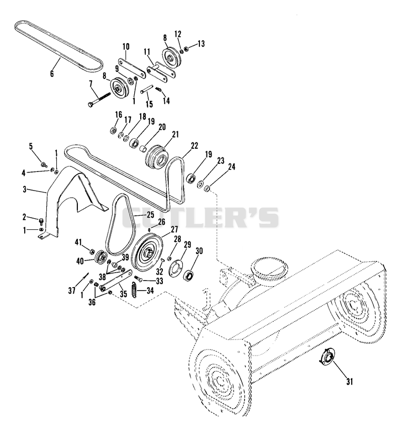 Sno-Thro Belt Drive